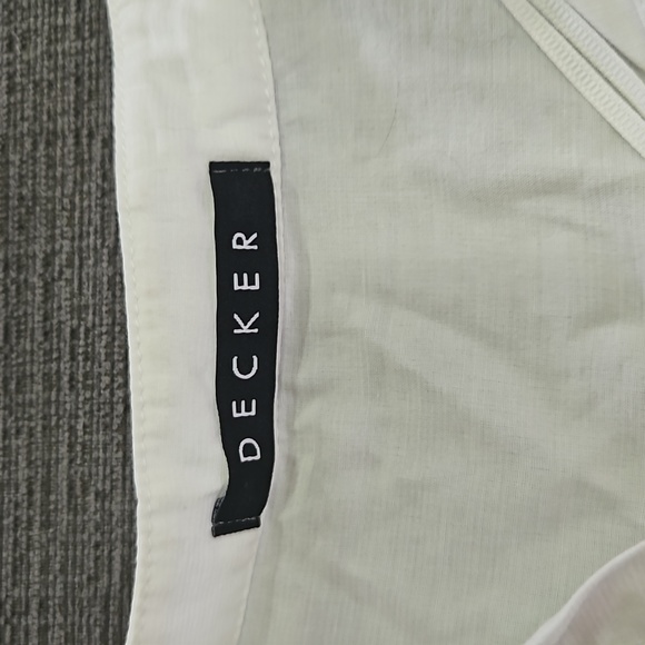 💥50% sale💥Decker white Burton down blouse M #c171 - Picture 2 of 6